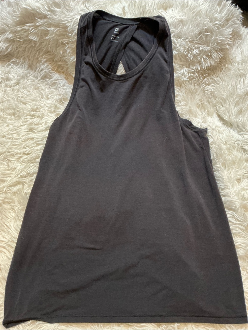 🔥 GAP GapFit Breathe Black Racerback Activewear Tank Top XS